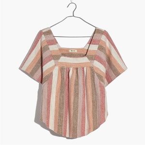 Madewell Multicolored Butterfly Top Medium